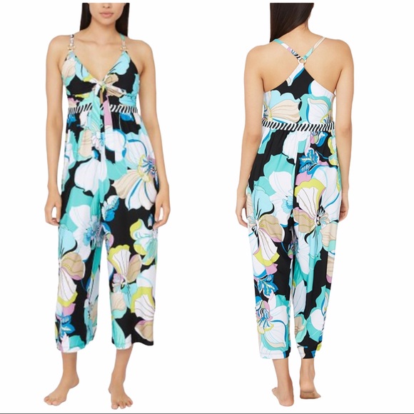 Trina Turk Sintra Flora Crop JumpsuitXL